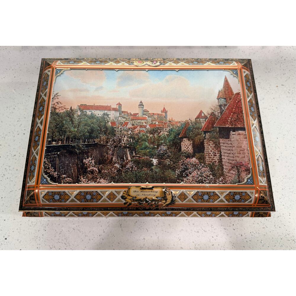 Lebkuchen-Schmidt Tin with Calendar Made In Germany 2011